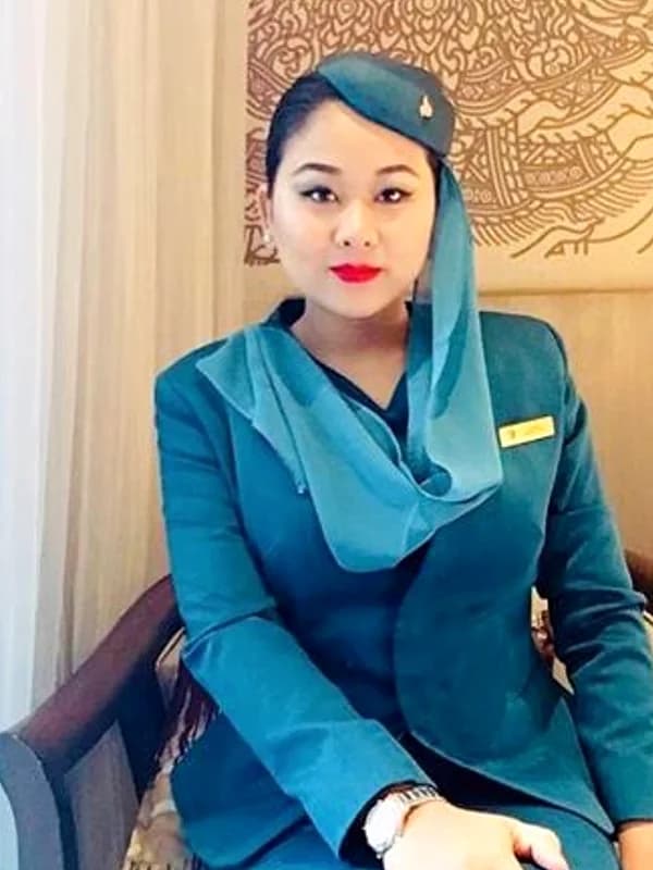 An Emporium aviation student in uniform